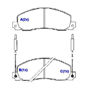 Pastilha Dianteira Trafic 2.0 2.2 1995 A 2002