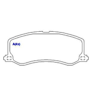 Pastilha Dianteira Swift 1.0 1990 A 1995