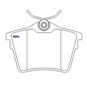 Pastilha Traseira 407 2.0 3.0 2004 A 2011