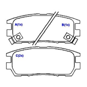 Jogo Pastilha Freio Traseira Pajero L-300 Syl 1310 Oferta