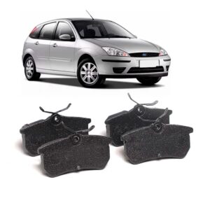 Kit Pastilha Traseira Ford Focus 1998 Até 2008