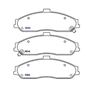 Pastilha Traseira Akebono/ Bosch F250 Xlt 98 Até 2002