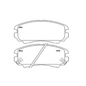 Pastilha De Freio Dianteira Tucson 2005 2006 2007 2008 2009