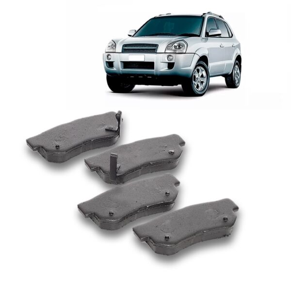 Kit Pastilha Freio Traseira Azera 3.3 Automático 2006 Á 2011