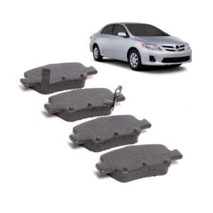 Kit Pastilha Freio Traseira Corolla 1.8 2.0 2011 Até 2019