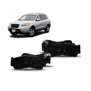 Kit Pastilha Traseira Santa Fé 2.7 V6 4x4 2007 Á 2009