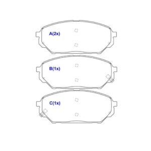 Pastilha Dianteira Vera Cruz 3.8 V6 2007 Á 2012