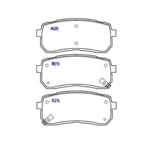 Kit Pastilha Traseira Vera Cruz 3.8 V6 2007 08 09 10 11 2012