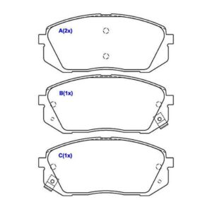 Pastilha Dianteira Ix35 2.0 16v 10 Ate 11 Carens Sportage