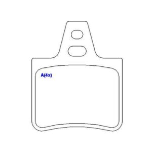 Pastilha Traseira Xantia 2.0 3.0 Activa Glx Exclusive Sx Vsx