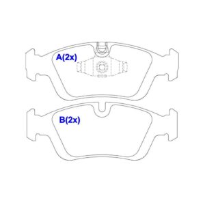 Pastilha Diant Bmw 120i 2.0 04 / 10 320i 2.0 16v 05 / Oferta