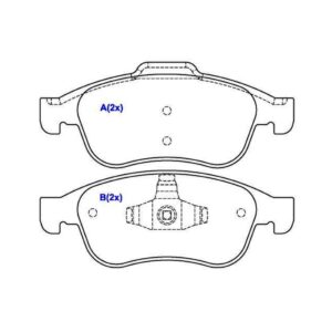 PASTILHA DIANTEIRA FLUENCE 2.0 16V 10 EM DIANTE --