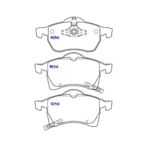 Pastilha Dianteira T4 2.8 3.0 3.2 2010 A 2015
