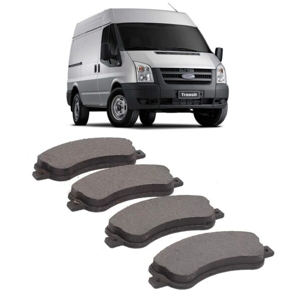 Pastilha Dianteira Knorr Bremse Transit 2.4 2006 Em Diante