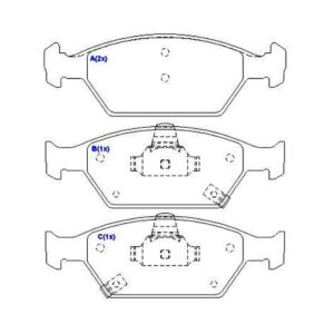 PASTILHA DIANTEIRA FIT 09 EM DIANTE CITY 09 EM DIANTE --