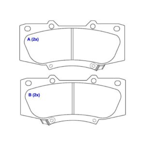 Pastilha Dianteira Hilux 2008 Em Diante