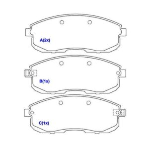 Pastilha Traseira Cruze Lt Ltz 1.8 16v