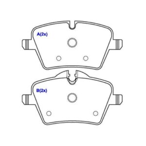 Pastilha Dianteira Trw Mini Cooper 1.6 09 Em Diante