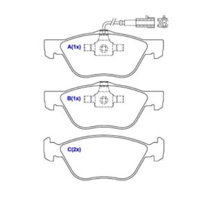 Jogo Pastilha De Freio Dianteira Bravo 2011 Em Diante