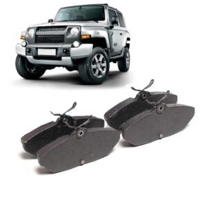 Kit Pastilha Traseira Para Troller T4 Tdi 2003 Em Diante