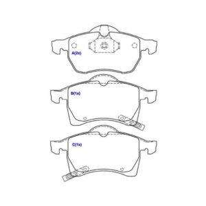 Kit Pastilha Dianteira Troller T4 Tdi 10 / 2001 Á 05/ 2010