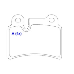 Kit Pastilha Traseira Touareg Aro 18 2002 Em Diante