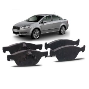 Kit Pastilha Freio Dianteira Linea 1.4/ 1.8 2010 Em Diante