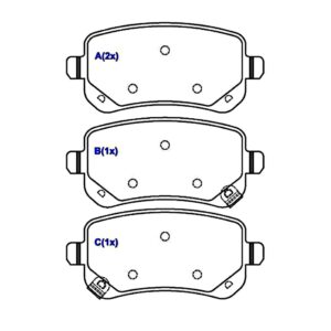 Pastilha Freio Traseira Journey 2.7 V6 2008 09 10 11 2012