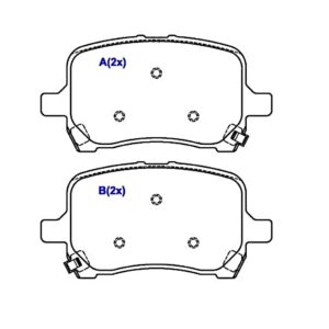 Pastilha Dianteira Malibu Ltz 2.4 16v 2010 2011 2012 2013