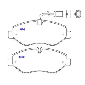 Pastilha Dianteira Daily 2006 Em Diante