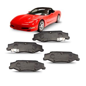 Pastilha Traseira Corvette 1999 Em Diante Com A Cor Preta