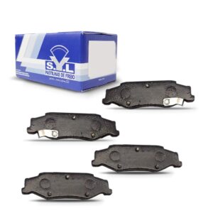 Pastilha Traseira Corvette 1999 Em Diante Com A Cor Preta