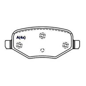 Pastilha De Freio Traseira Ford Edge 2011 Em Diante Promoção