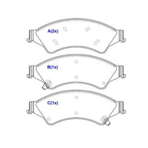 Pastilha Dianteira Ranger 2.5 / 3.2 13 Em Diante T4 15 / ..