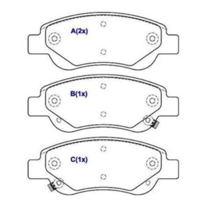 Pastilha Dianteira J2 1.4 16v 12 Em Diante --