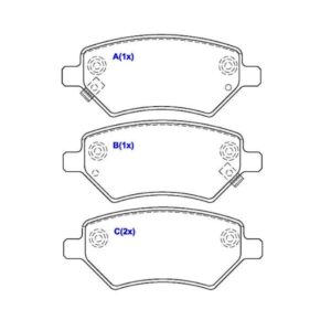 Pastilha Dianteira Celer / Tiggo 2013 Em Diante Cielo 2010