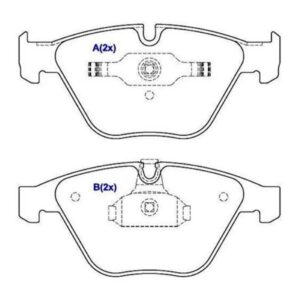 Pastilha Dianteira Bmw 328i / 330i 07/11 / X1 10 Em Diante