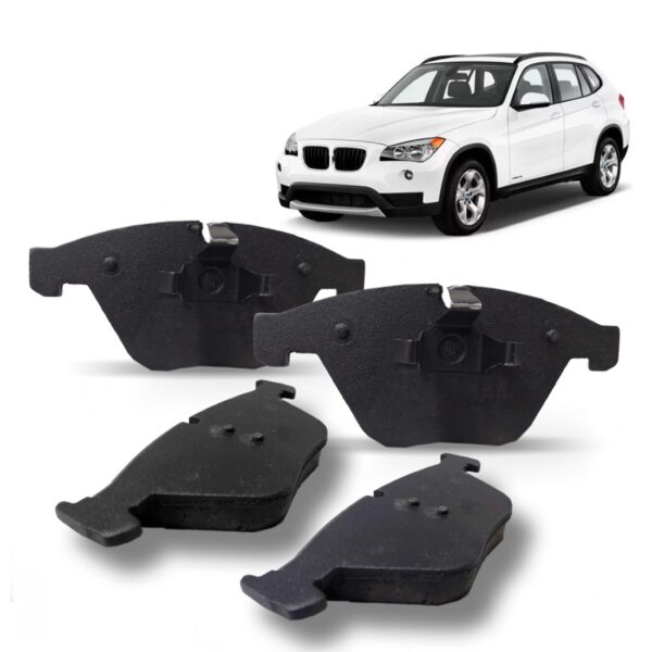 Pastilha Dianteira Bmw X1 2010 Em Diante Com A Cor Preta