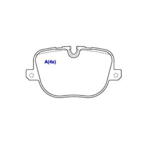 Jogo Pastilha Freio Traseira Range Rover Iv 09/... Syl 3283