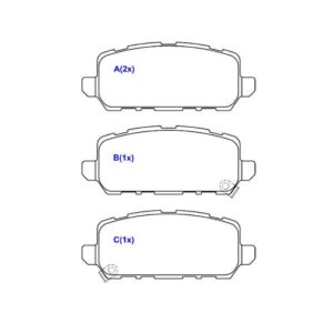 Pastilha Traseira Accord 13 A 19 Hrv 15 Em Diante