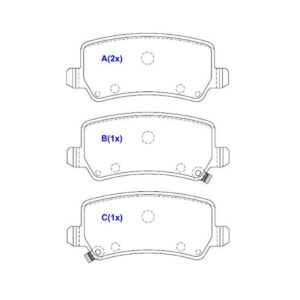 PASTILHA TRASEIRA AZERA 12 EM DIANTE --