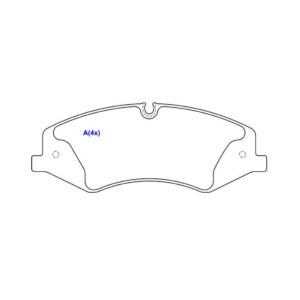 PASTILHA DIANTEIRA DISCOVERY IV 10 EM DIANTE --