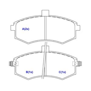 Pastilha Dianteira J5 1.5 2011 Em Diante