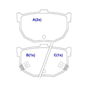 Pastilha Traseira J5 1.5 11/...