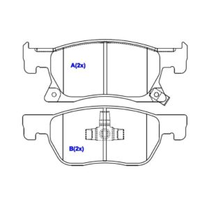 Pastilha Dianteira Cruze 2017 Em Diante