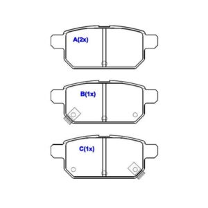 Pastilha Traseira Swift 2011 Em Diante