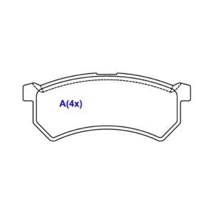 Pastilha Dianteira Kwid Disco Solido
