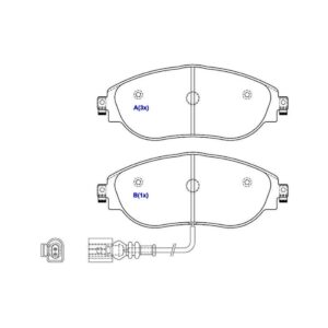 Jogo Pastilha De Freio Dianteiro Passat Cc 2012/... Syl 2052