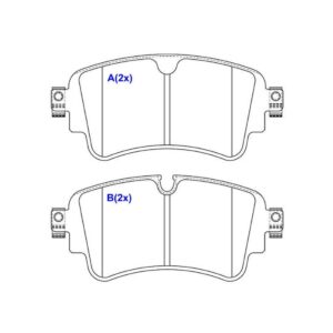Pastilha Traseira A4/a5 Modelo