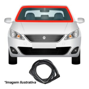 Borracha Para Brisas Fiesta Courier 1996 Em Diante